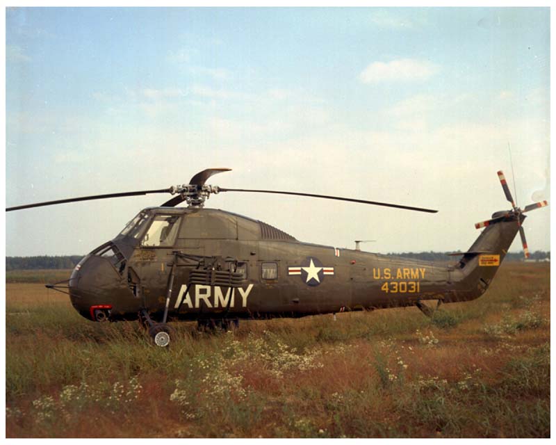 an s-58 sat in a field