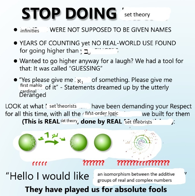 a meme about set theory